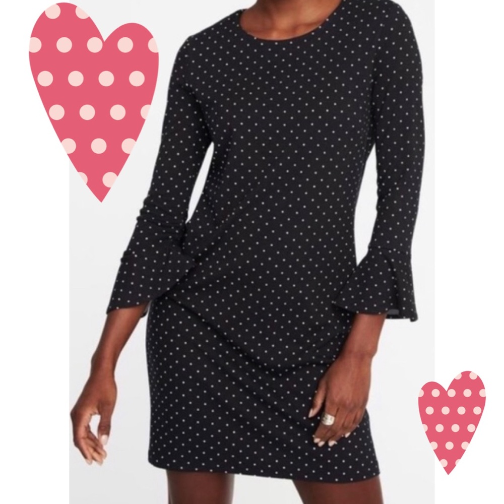 3️⃣for$25💗Old Navy polka dot shift dress
